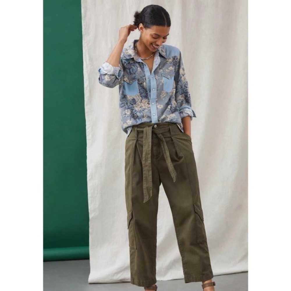Floral Chambray Button Down - Picture 5 of 8
